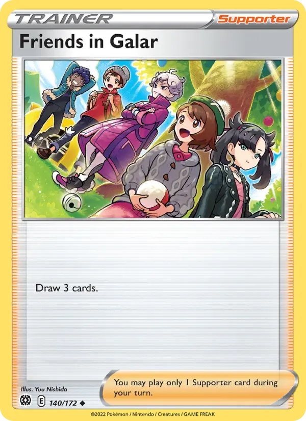 Friends in Galar, Pokémon card