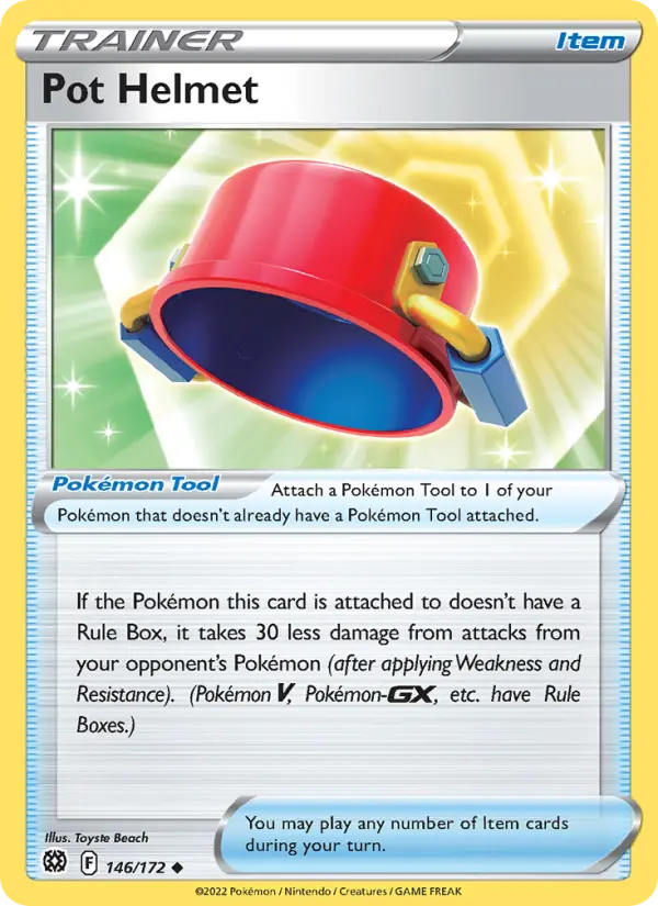 Pot Helmet, Pokémon card