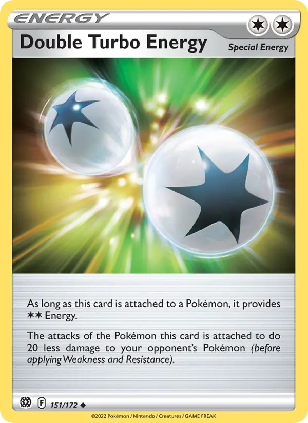 Double Turbo Energy, Pokémon card