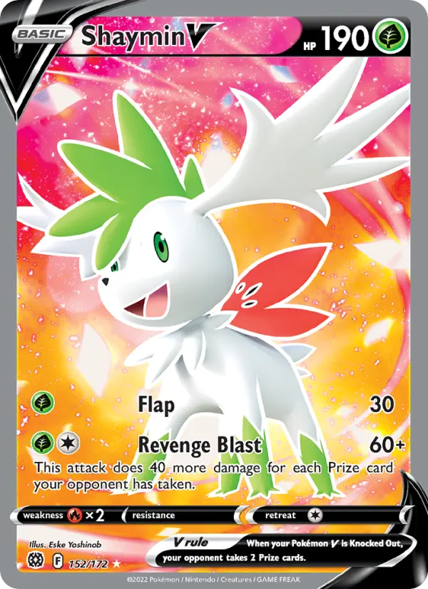 Shaymin V, Pokémon card