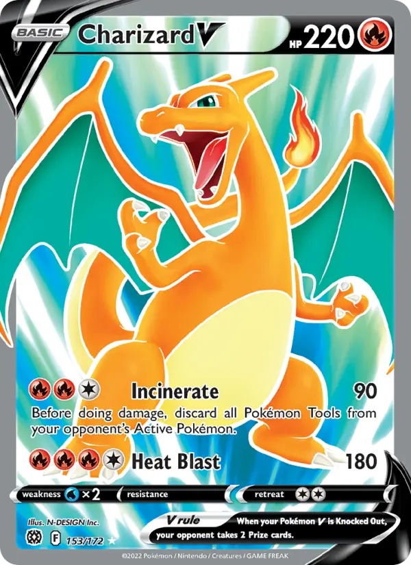 Charizard V, Pokémon card