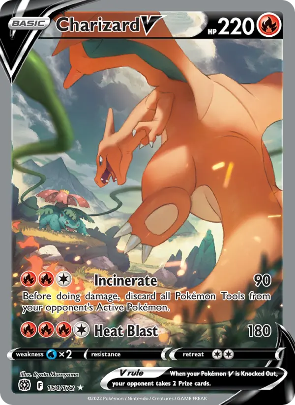 Charizard V, Pokémon card