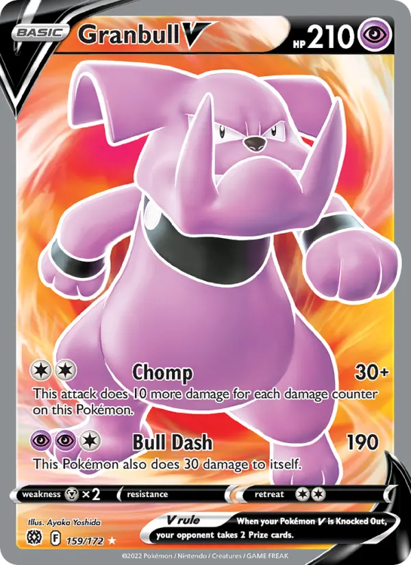 Granbull V, Pokémon card