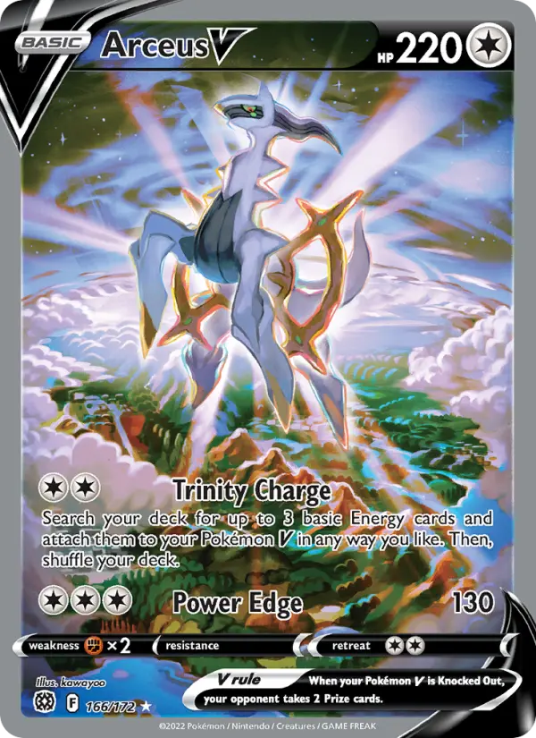 Arceus V, Pokémon card