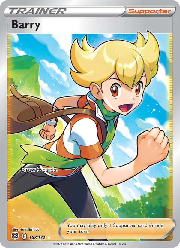 Barry, Pokémon card