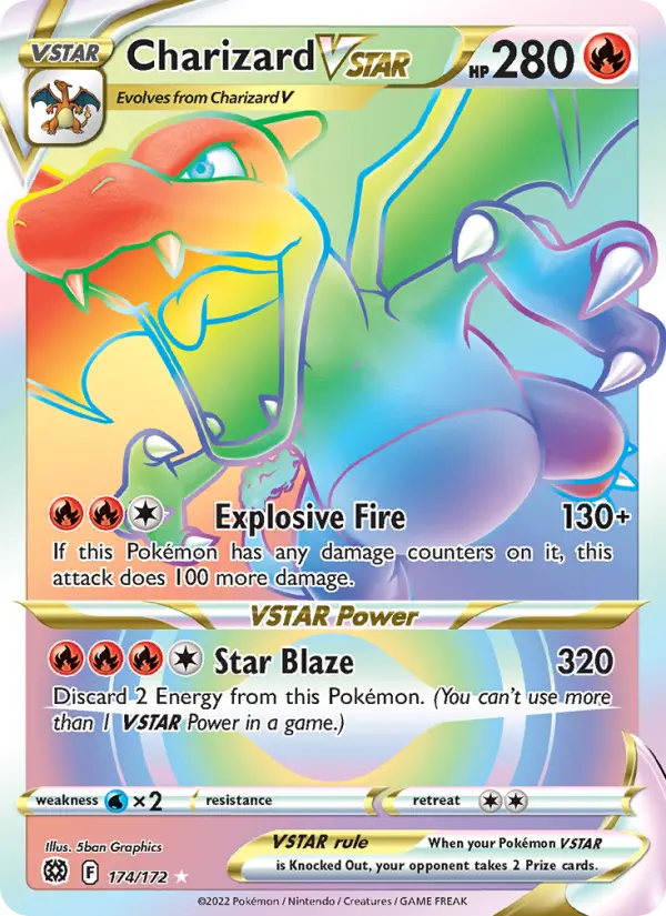 Charizard VSTAR, Pokémon card