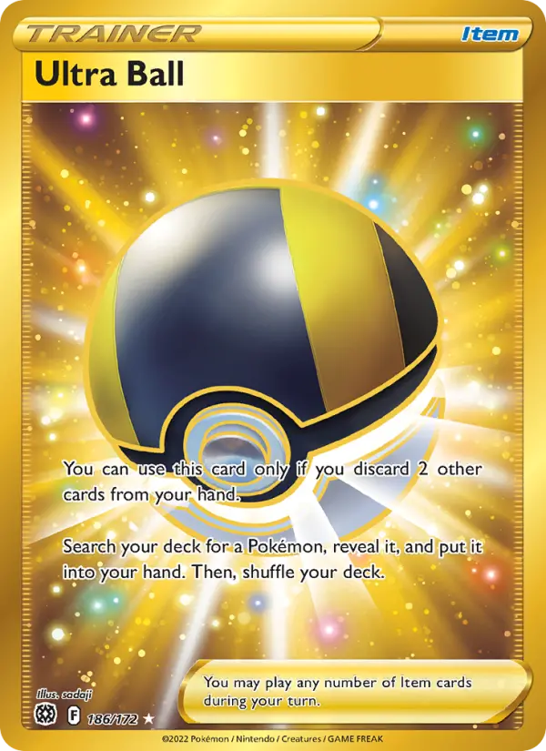 Ultra Ball, Pokémon card