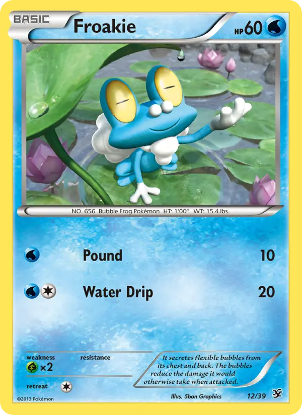 Froakie, Pokémon card