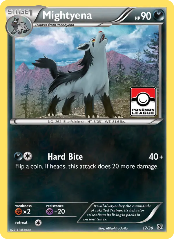 Mightyena, Pokémon card