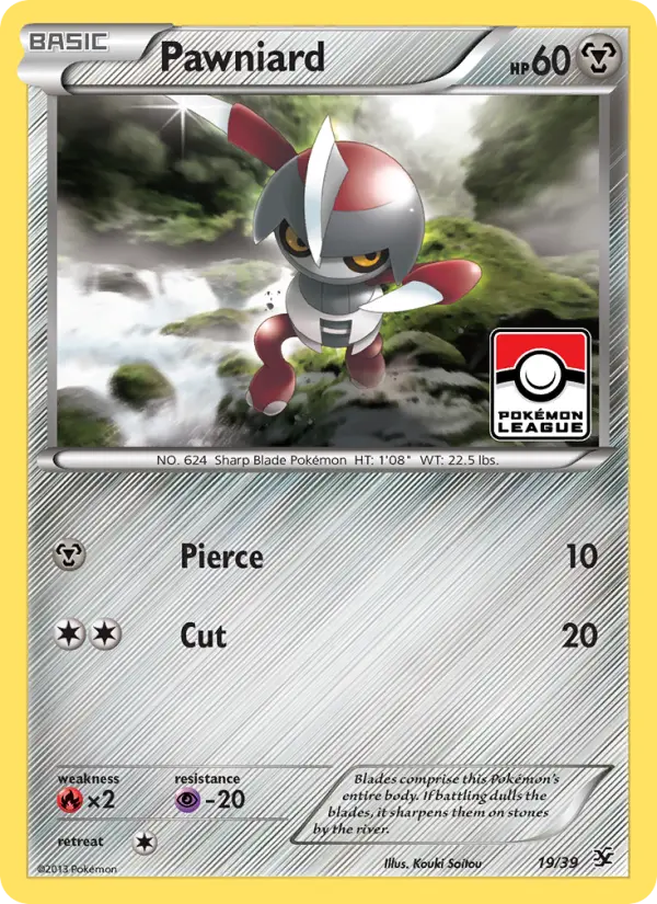 Pawniard, Pokémon card