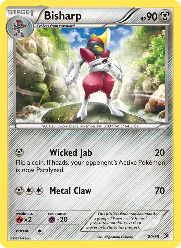 Bisharp, Pokémon card