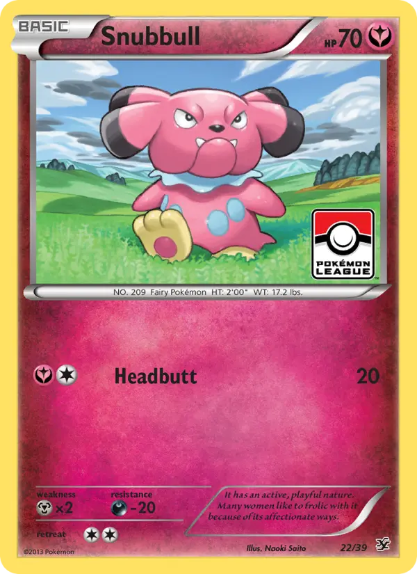 Snubbull, Pokémon card