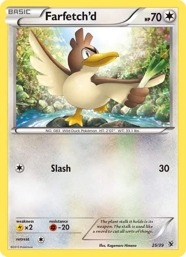 Farfetch'd, Pokémon card