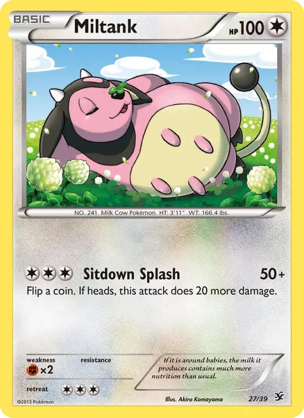 Miltank, Pokémon card