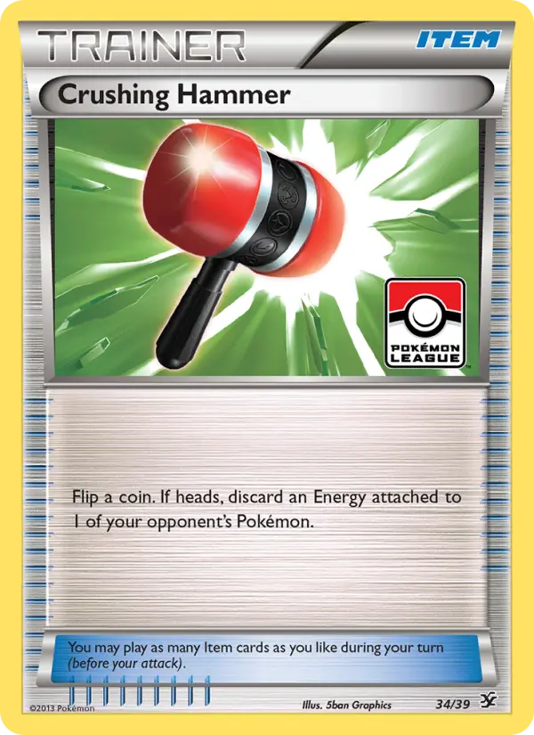 Crushing Hammer, Pokémon card