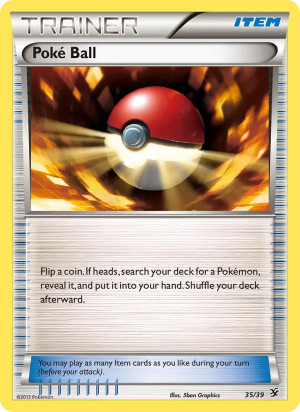 Poké Ball, Pokémon card