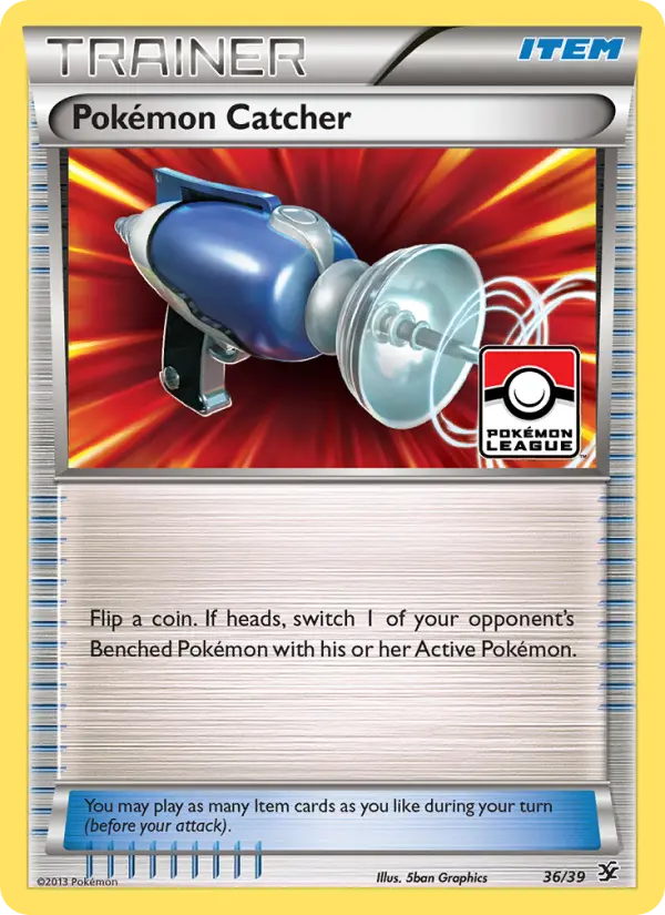 Pokémon Catcher, Pokémon card