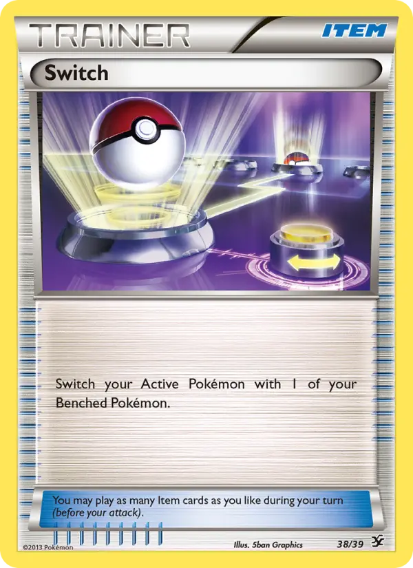 Switch, Pokémon card
