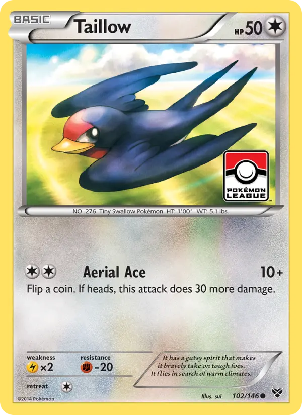Taillow, Pokémon card