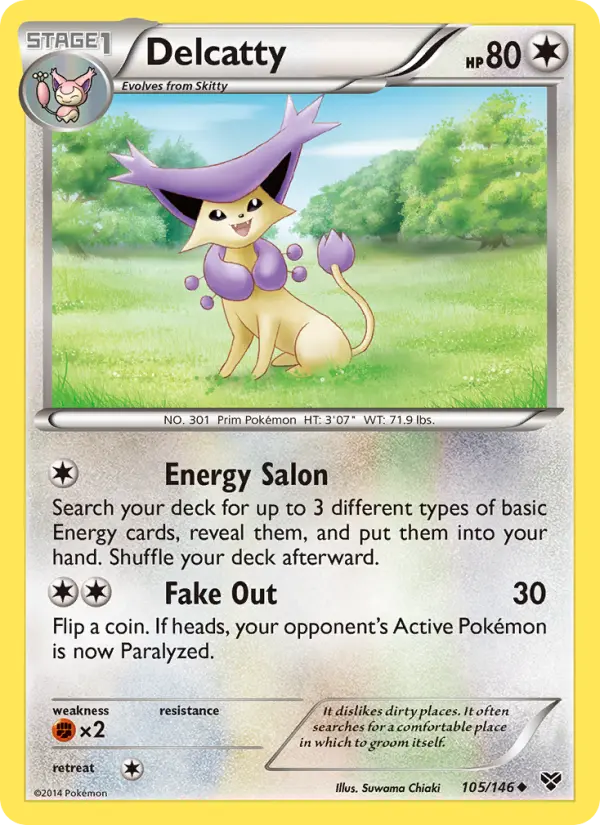 Delcatty, Pokémon card