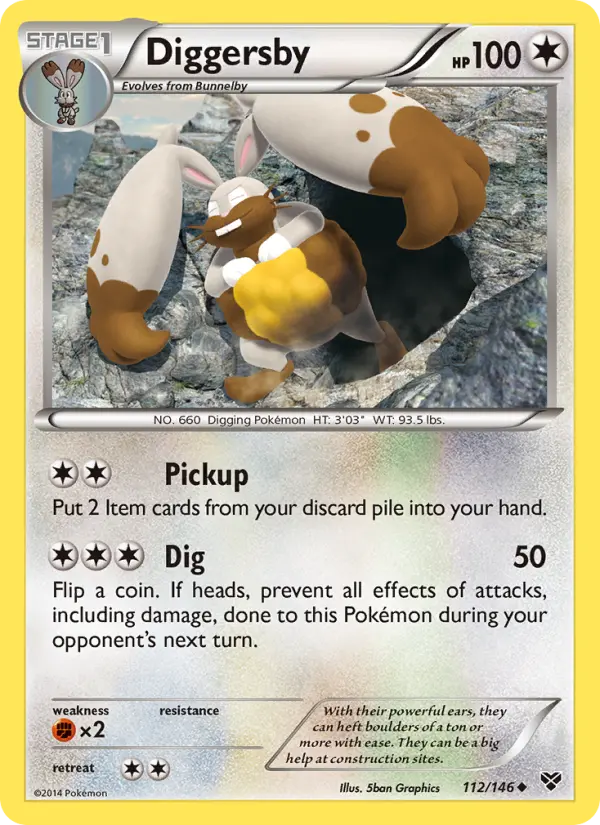 Diggersby, Pokémon card