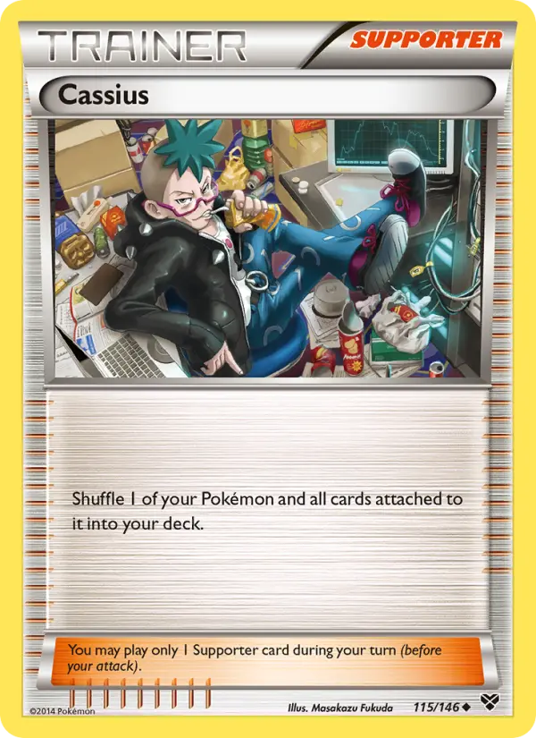 Cassius, Pokémon card