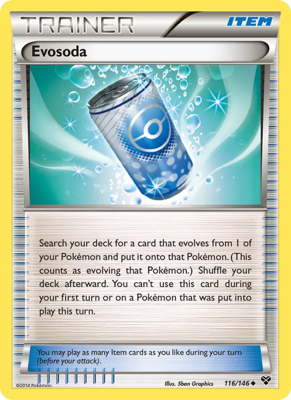 Evosoda, Pokémon card