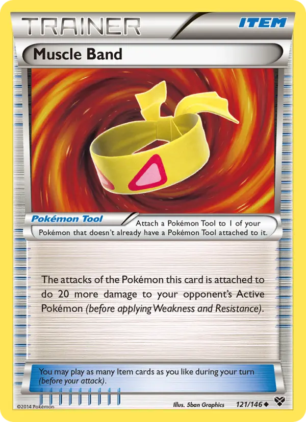 Muscle Band, Pokémon card