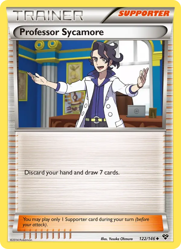 Professor Sycamore, Pokémon card