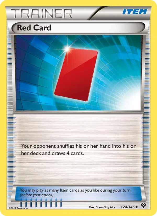 Red Card, Pokémon card