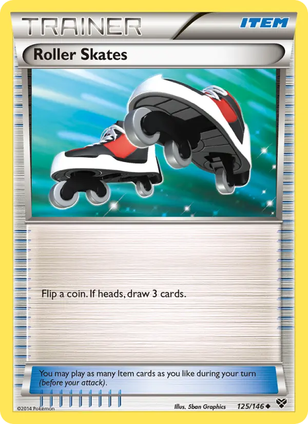 Roller Skates, Pokémon card