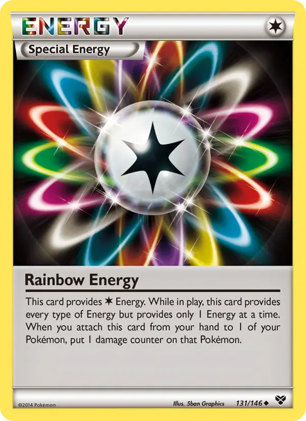Rainbow Energy, Pokémon card