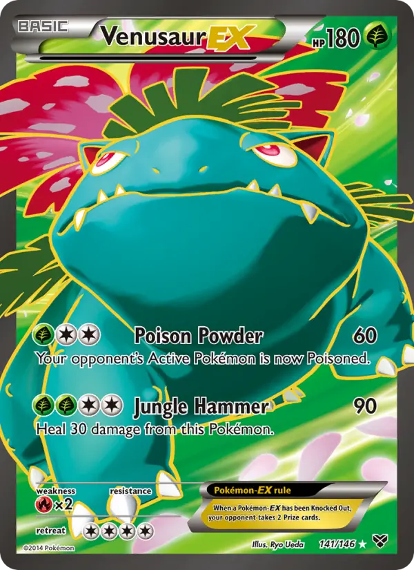 Venusaur EX, Pokémon card