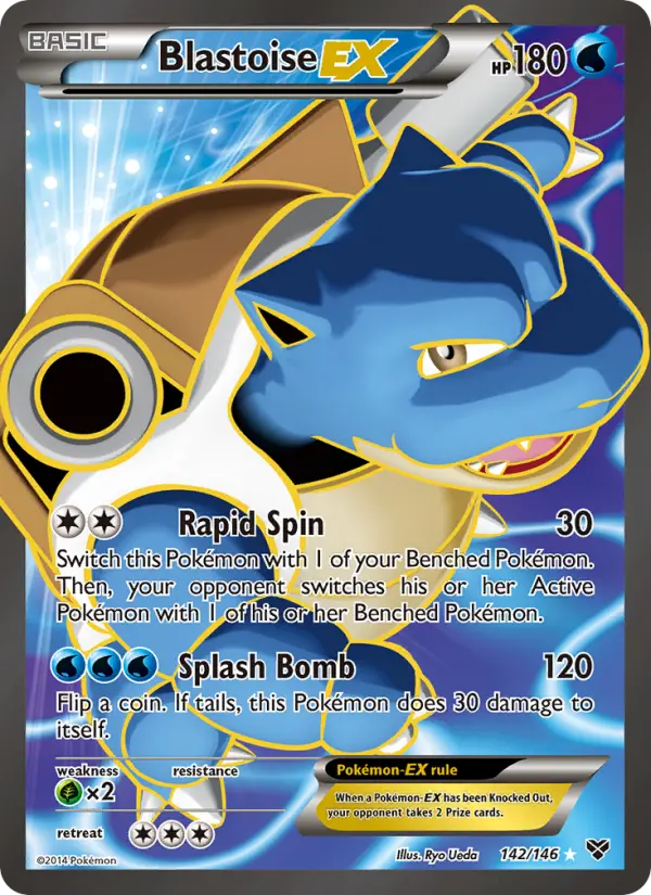 Blastoise EX, Pokémon card
