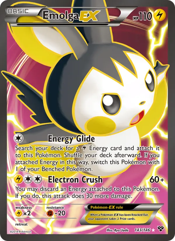 Emolga EX, Pokémon card