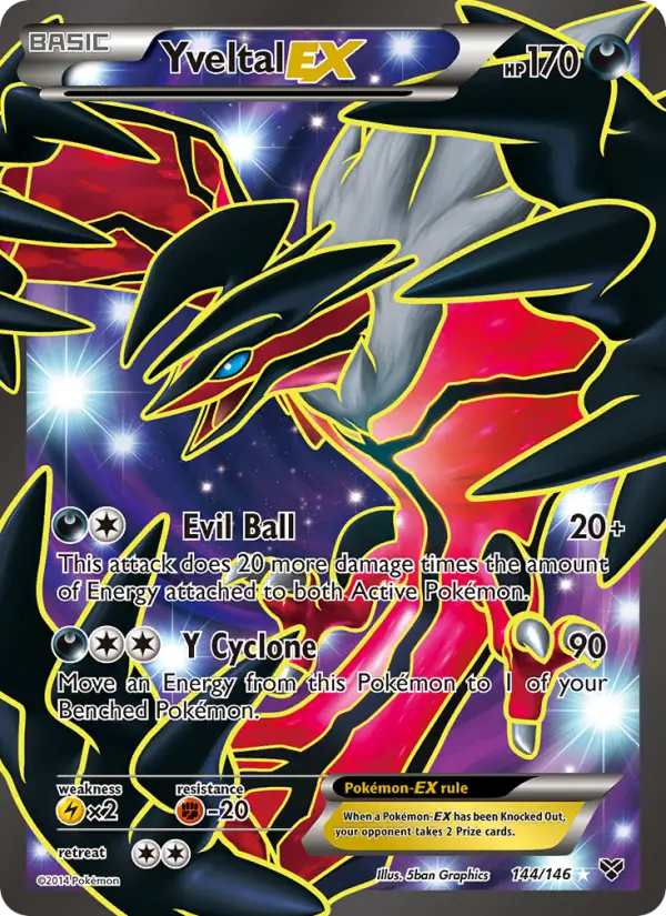 Yveltal EX, Pokémon card