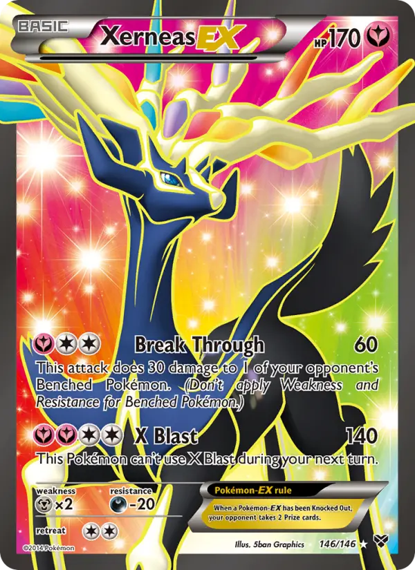 Xerneas EX, Pokémon card