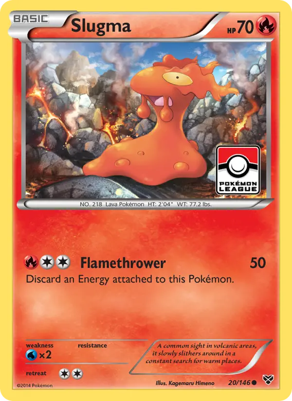 Slugma, Pokémon card