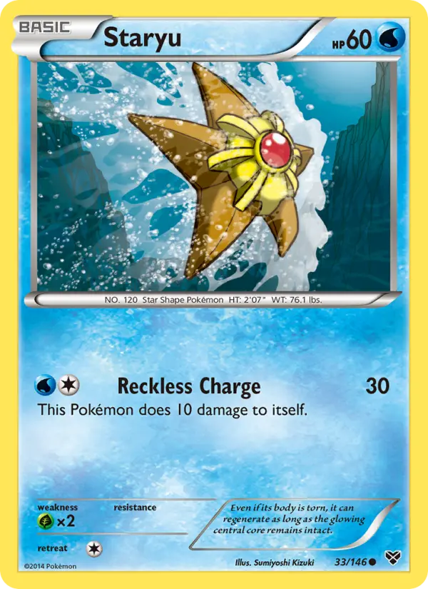 Staryu, Pokémon card
