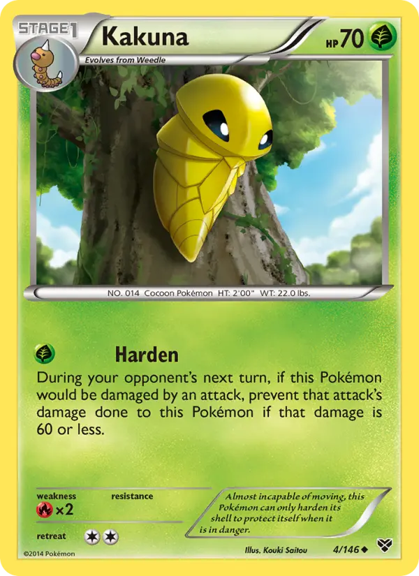 Kakuna, Pokémon card