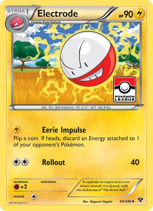 Electrode, Pokémon card