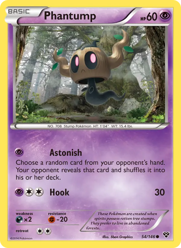 Phantump, Pokémon card