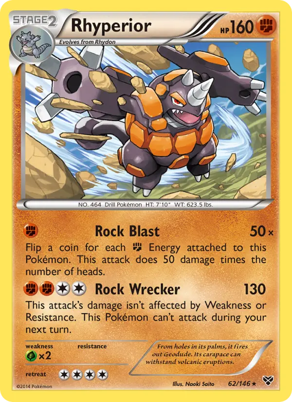 Rhyperior, Pokémon card