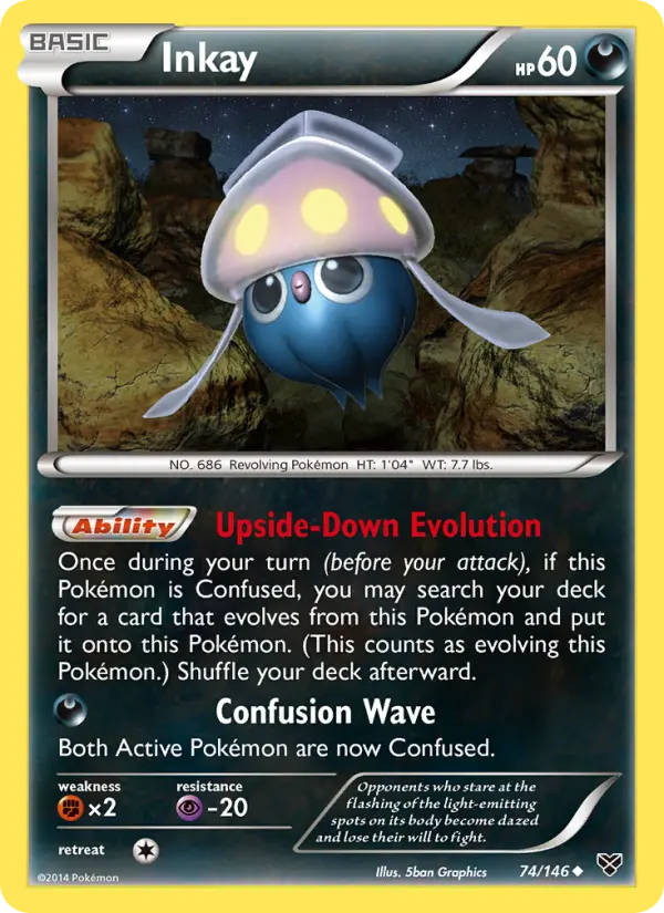 Inkay, Pokémon card