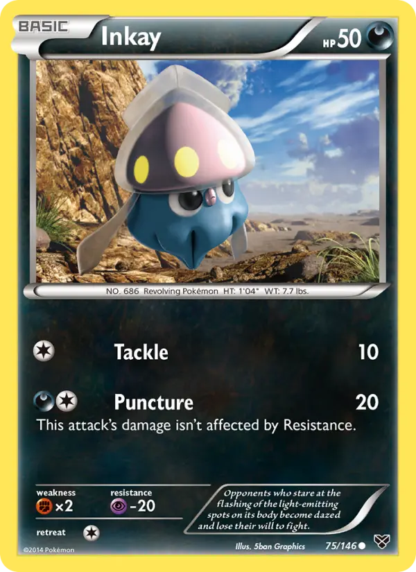Inkay, Pokémon card