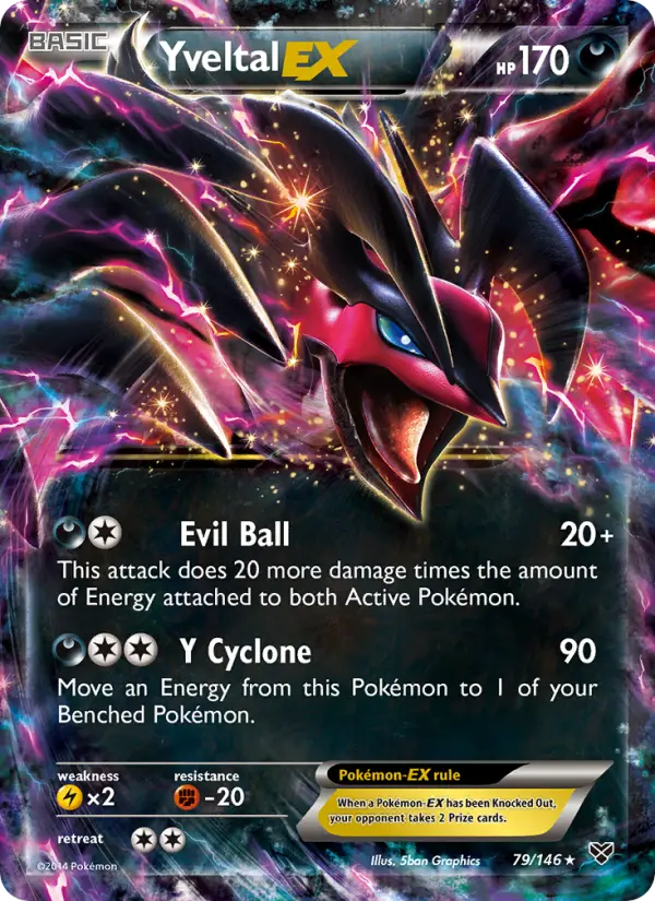 Yveltal EX, Pokémon card