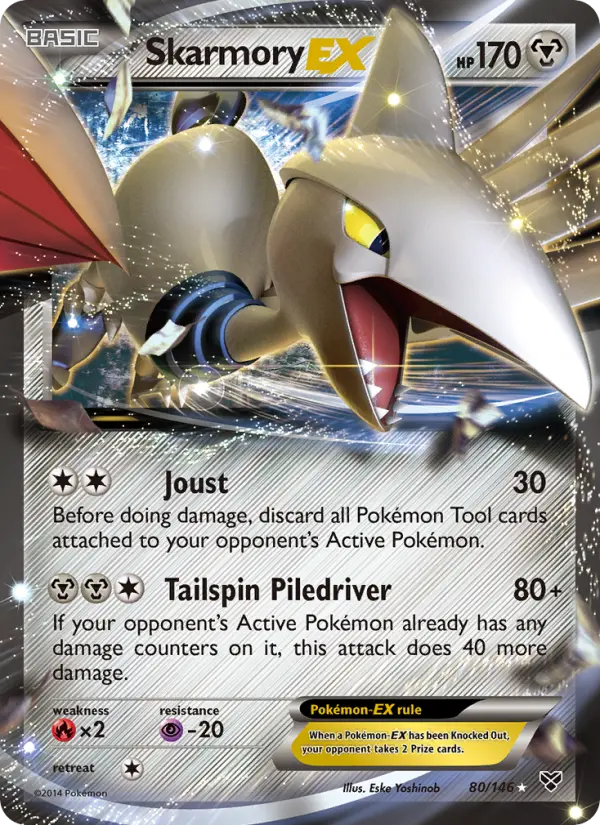 Skarmory EX, Pokémon card