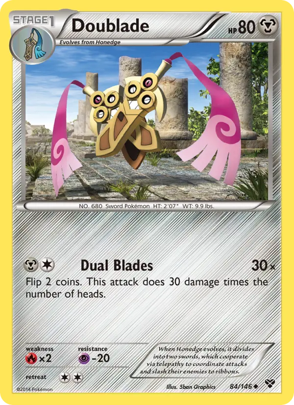 Doublade, Pokémon card