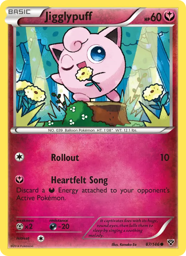 Jigglypuff, Pokémon card