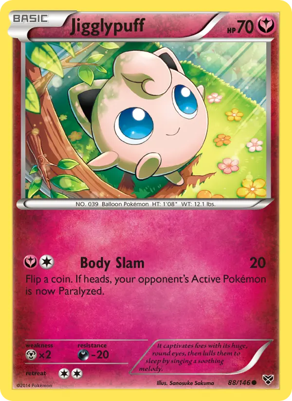 Jigglypuff, Pokémon card